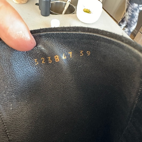 Gucci Black Suede High Boots with Heel - Picture 12 of 13